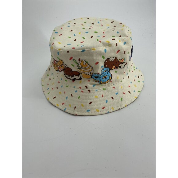 Spirit Jersey Accessories - Disney Parks Eats Snack Food Icons Reversible Bucket Hat Adult by Spirit Jersey